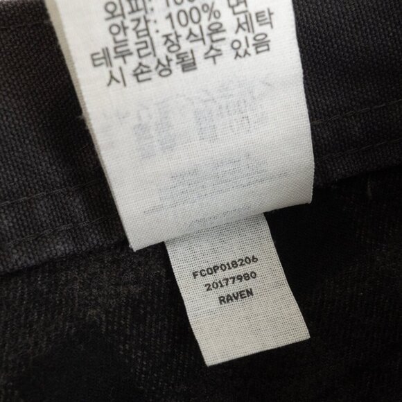 Filson Flannel Lined Dry Tin Pants Mens 30x30 Raven Dark Heavyweight Heritage - Picture 16 of 16